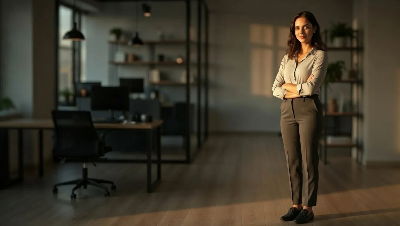 Analista de crédito trabalhando