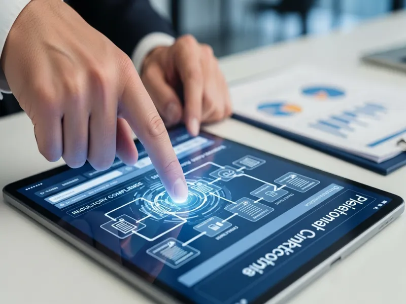 Analista de compliance utilizando plataforma BIBlue